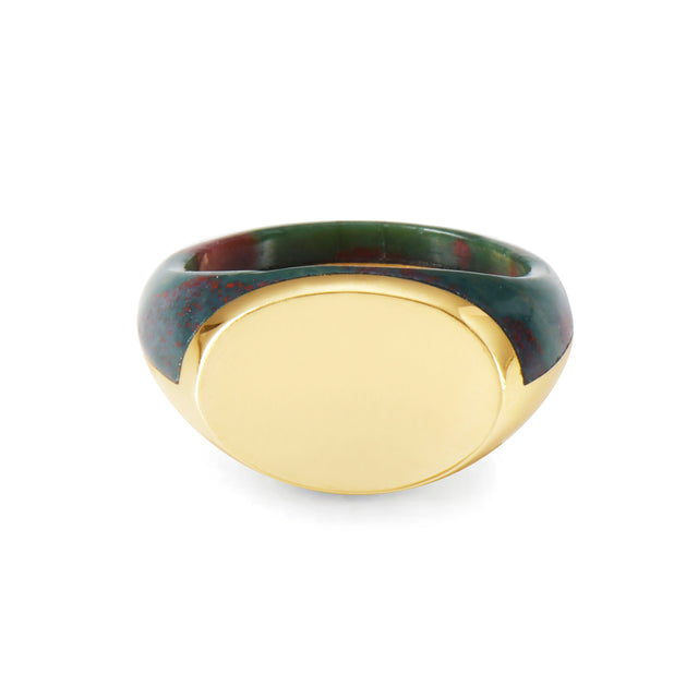 Undercut Ring - Bloodstone