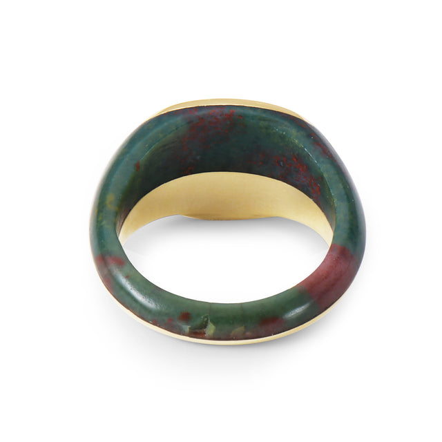 Undercut Ring - Bloodstone